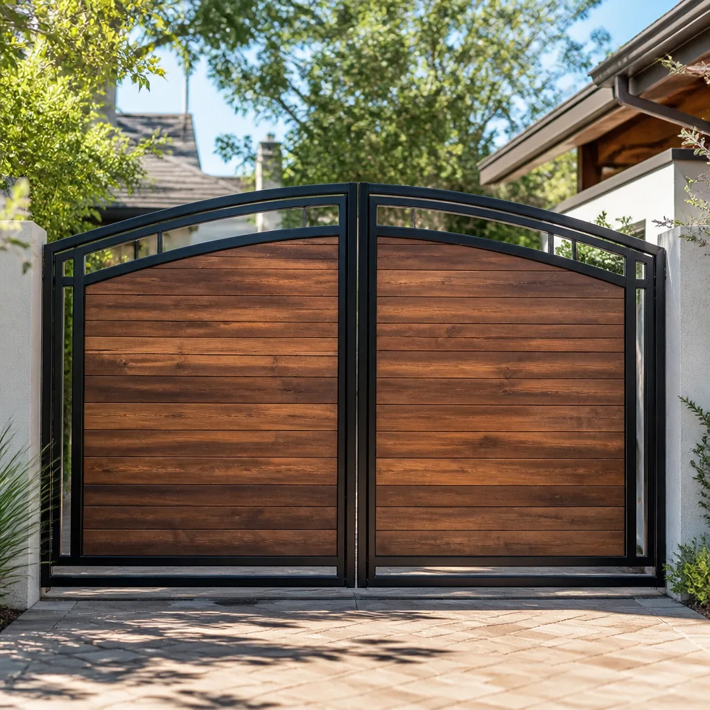Wood & steel frame